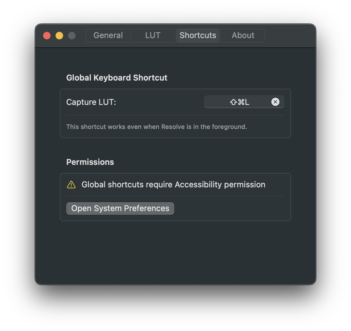 Keyboard Shortcuts